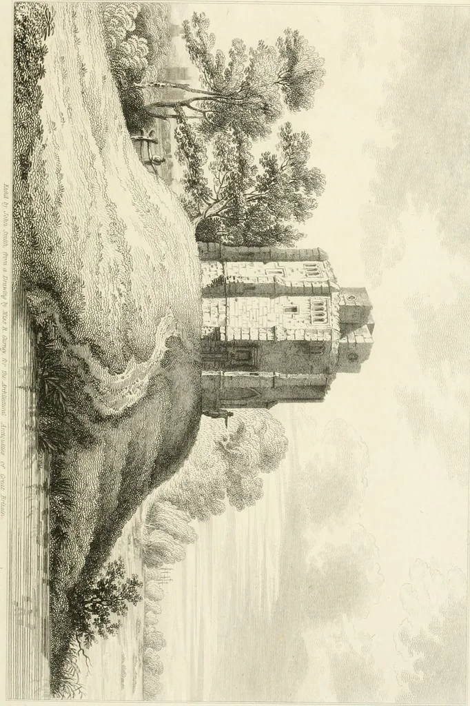 An illustration from The architectural antiquities of Great Britain : represented and illustrated in a series of views, elevations, plans, sections, and details, of various ancient English edifices : with historical and descriptive accounts of each, 1807, leaf 172