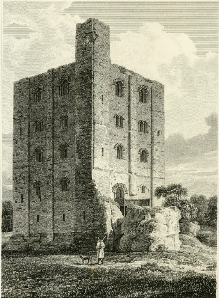 An illustration from The architectural antiquities of Great Britain : represented and illustrated in a series of views, elevations, plans, sections, and details, of various ancient English edifices : with historical and descriptive accounts of each, 1807, leaf 65