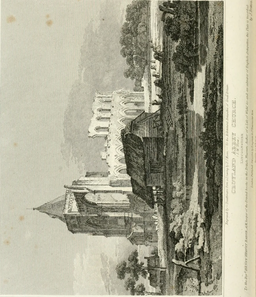 An illustration from The architectural antiquities of Great Britain : represented and illustrated in a series of views, elevations, plans, sections, and details, of various ancient English edifices : with historical and descriptive accounts of each, 1807, leaf 139