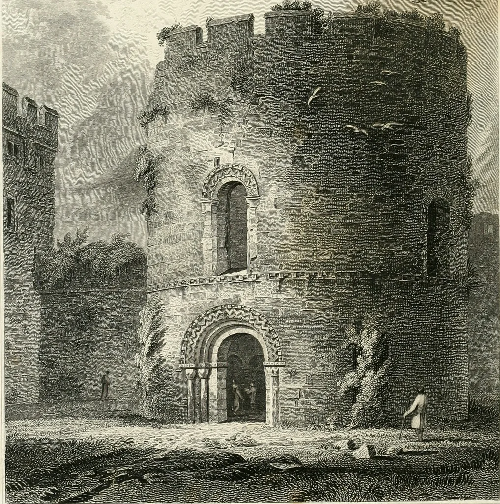 An illustration from The architectural antiquities of Great Britain : represented and illustrated in a series of views, elevations, plans, sections, and details, of various ancient English edifices : with historical and descriptive accounts of each, 1807, leaf 217