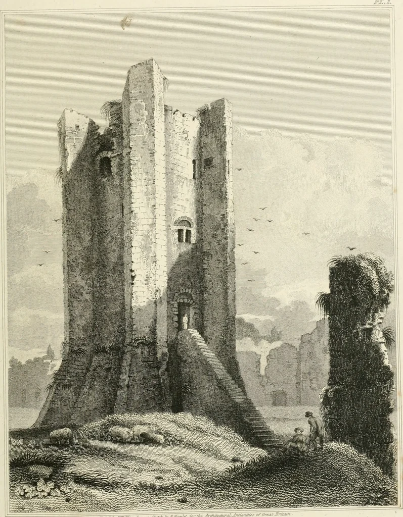 An illustration from The architectural antiquities of Great Britain : represented and illustrated in a series of views, elevations, plans, sections, and details, of various ancient English edifices : with historical and descriptive accounts of each, 1807, leaf 242