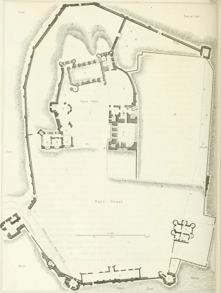 An illustration from The architectural antiquities of Great Britain : represented and illustrated in a series of views, elevations, plans, sections, and details, of various ancient English edifices : with historical and descriptive accounts of each, 1807, leaf 301