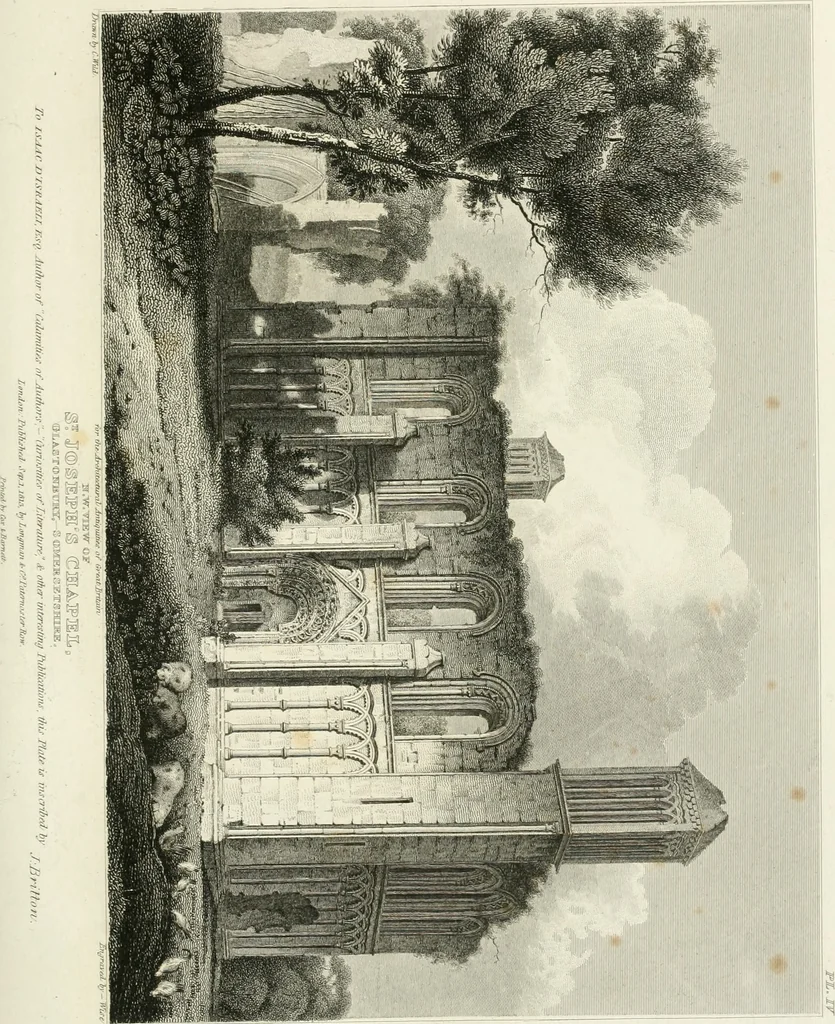 An illustration from The architectural antiquities of Great Britain : represented and illustrated in a series of views, elevations, plans, sections, and details, of various ancient English edifices : with historical and descriptive accounts of each, 1807, leaf 348