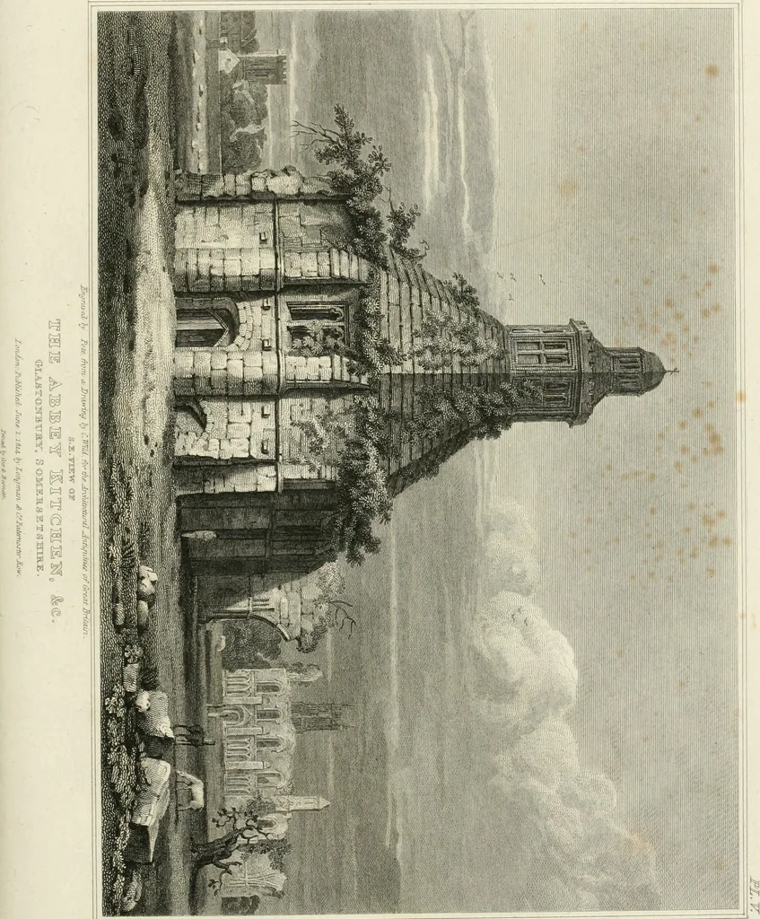 An illustration from The architectural antiquities of Great Britain : represented and illustrated in a series of views, elevations, plans, sections, and details, of various ancient English edifices : with historical and descriptive accounts of each, 1807, leaf 350
