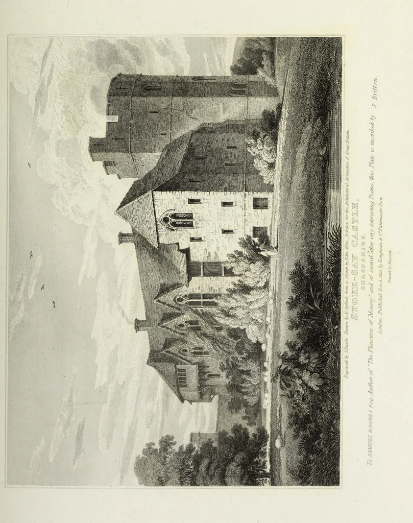 An illustration from The architectural antiquities of Great Britain, represented and illustrated in a series of views, elevations, plans, sections, and details, of various ancient English edifices : with historical and descriptive accounts of each, 1807, leaf 236