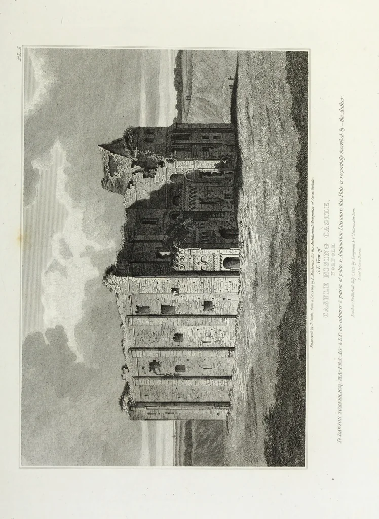 An illustration from The architectural antiquities of Great Britain, represented and illustrated in a series of views, elevations, plans, sections, and details, of various ancient English edifices : with historical and descriptive accounts of each, 1807, leaf 276
