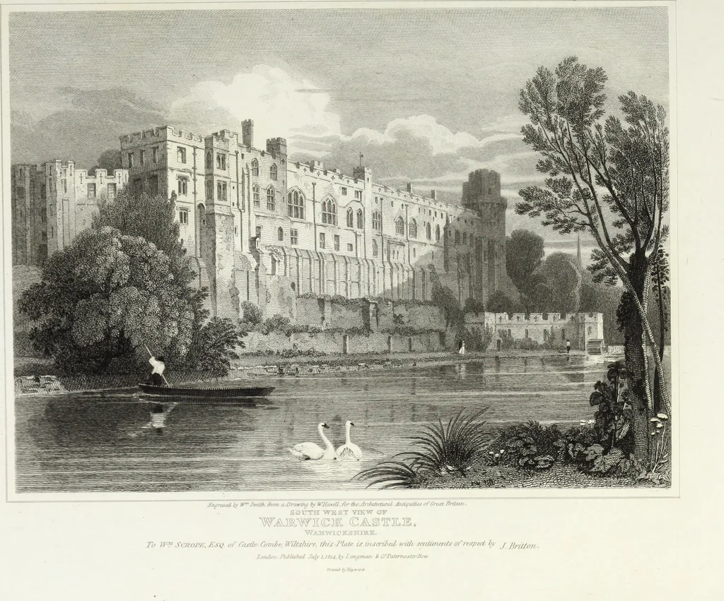 An illustration from The architectural antiquities of Great Britain, represented and illustrated in a series of views, elevations, plans, sections, and details, of various ancient English edifices : with historical and descriptive accounts of each, 1807, leaf 316