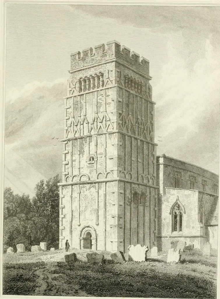 An illustration from The architectural antiquities of Great Britain : represented and illustrated in a series of views, elevations, plans, sections, and details, of various ancient English edifices : with historical and descriptive accounts of each, 1807, leaf 296