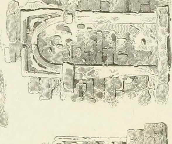 An illustration from The architectural antiquities of Great Britain : represented and illustrated in a series of views, elevations, plans, sections, and details, of various ancient English edifices : with historical and descriptive accounts of each, 1807, leaf 300