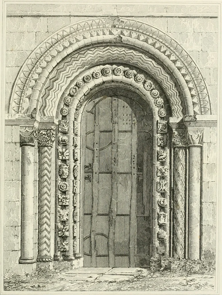 An illustration from The architectural antiquities of Great Britain : represented and illustrated in a series of views, elevations, plans, sections, and details, of various ancient English edifices : with historical and descriptive accounts of each, 1807, leaf 312
