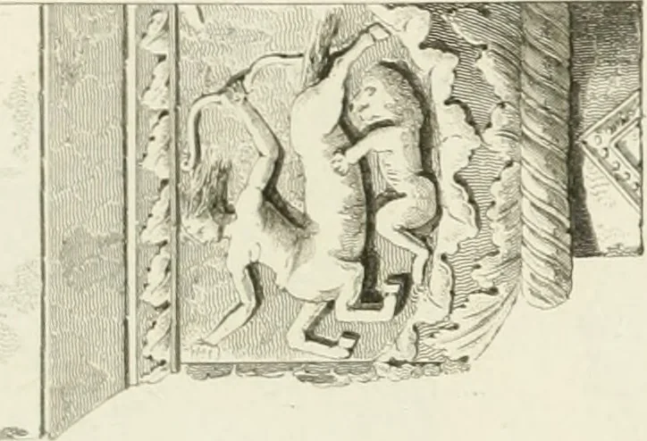 An illustration from The architectural antiquities of Great Britain : represented and illustrated in a series of views, elevations, plans, sections, and details, of various ancient English edifices : with historical and descriptive accounts of each, 1807, leaf 314