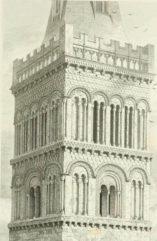 An illustration from The architectural antiquities of Great Britain : represented and illustrated in a series of views, elevations, plans, sections, and details, of various ancient English edifices : with historical and descriptive accounts of each, 1807, leaf 320
