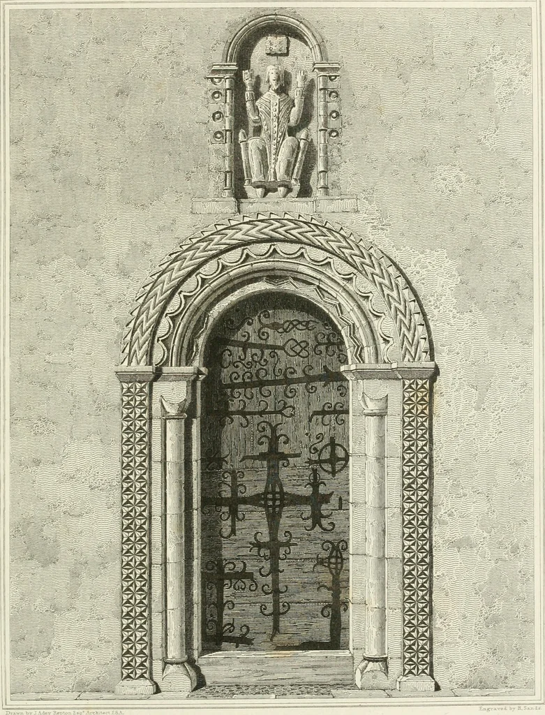 An illustration from The architectural antiquities of Great Britain : represented and illustrated in a series of views, elevations, plans, sections, and details, of various ancient English edifices : with historical and descriptive accounts of each, 1807, leaf 322