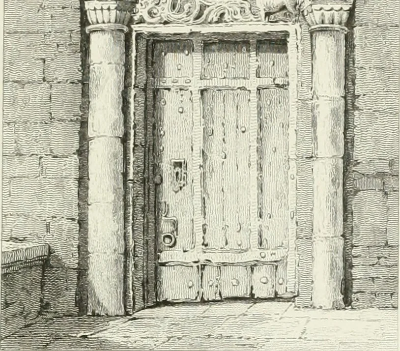 An illustration from The architectural antiquities of Great Britain : represented and illustrated in a series of views, elevations, plans, sections, and details, of various ancient English edifices : with historical and descriptive accounts of each, 1807, leaf 324