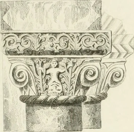 An illustration from The architectural antiquities of Great Britain : represented and illustrated in a series of views, elevations, plans, sections, and details, of various ancient English edifices : with historical and descriptive accounts of each, 1807, leaf 332