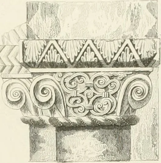 An illustration from The architectural antiquities of Great Britain : represented and illustrated in a series of views, elevations, plans, sections, and details, of various ancient English edifices : with historical and descriptive accounts of each, 1807, leaf 332