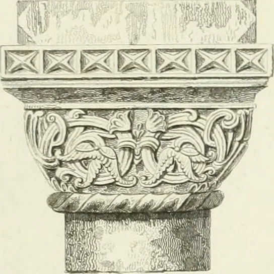An illustration from The architectural antiquities of Great Britain : represented and illustrated in a series of views, elevations, plans, sections, and details, of various ancient English edifices : with historical and descriptive accounts of each, 1807, leaf 332