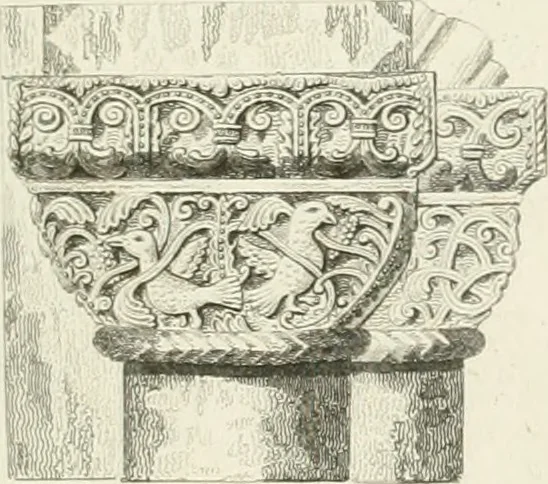 An illustration from The architectural antiquities of Great Britain : represented and illustrated in a series of views, elevations, plans, sections, and details, of various ancient English edifices : with historical and descriptive accounts of each, 1807, leaf 332