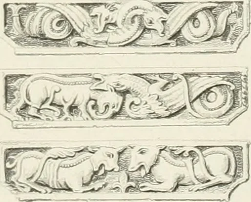 An illustration from The architectural antiquities of Great Britain : represented and illustrated in a series of views, elevations, plans, sections, and details, of various ancient English edifices : with historical and descriptive accounts of each, 1807, leaf 332