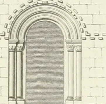 An illustration from The architectural antiquities of Great Britain : represented and illustrated in a series of views, elevations, plans, sections, and details, of various ancient English edifices : with historical and descriptive accounts of each, 1807, leaf 336