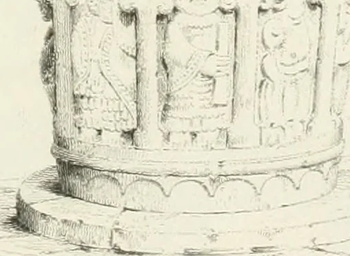 An illustration from The architectural antiquities of Great Britain : represented and illustrated in a series of views, elevations, plans, sections, and details, of various ancient English edifices : with historical and descriptive accounts of each, 1807, leaf 342