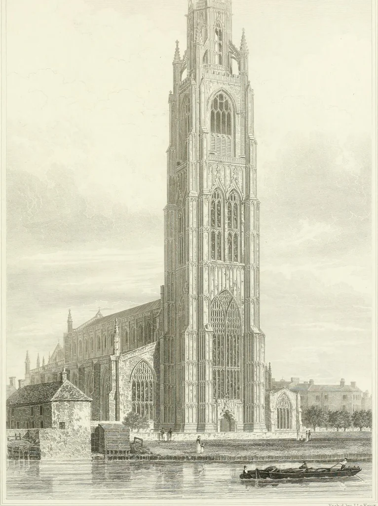 An illustration from The architectural antiquities of Great Britain : represented and illustrated in a series of views, elevations, plans, sections, and details, of various ancient English edifices : with historical and descriptive accounts of each, 1807, leaf 418