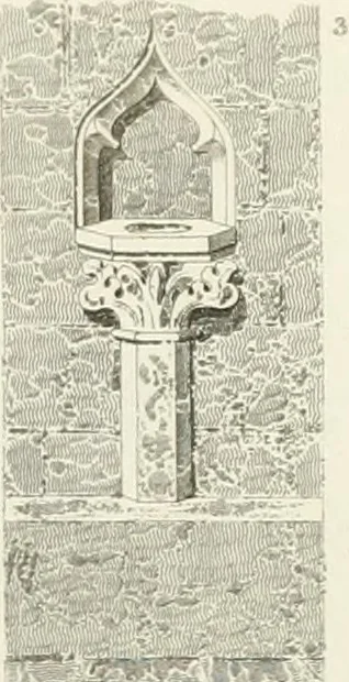 An illustration from The architectural antiquities of Great Britain : represented and illustrated in a series of views, elevations, plans, sections, and details, of various ancient English edifices : with historical and descriptive accounts of each, 1807, leaf 440