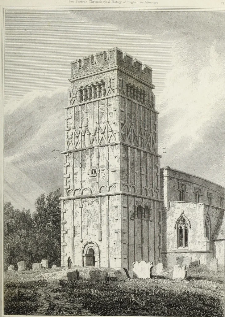 An illustration from The architectural antiquities of Great Britain, represented and illustrated in a series of views, elevations, plans, sections, and details, of various ancient English edifices : with historical and descriptive accounts of each, 1807, leaf 304