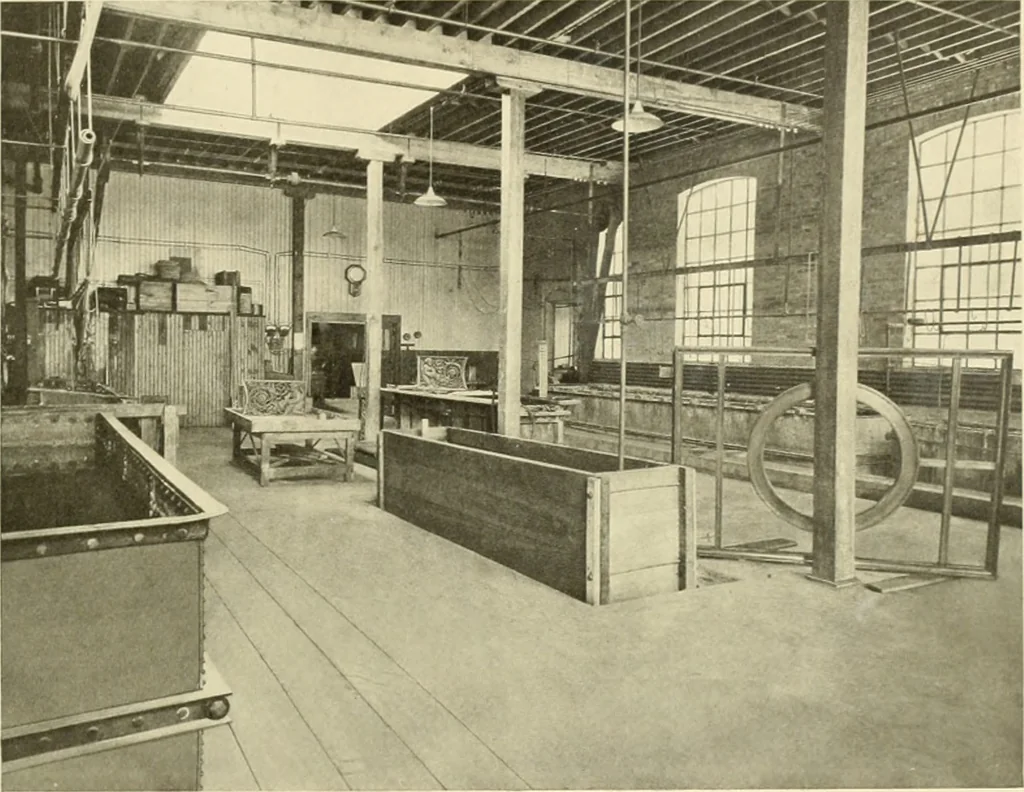 An illustration from Architectural bronze and iron. --, 1913, leaf 12