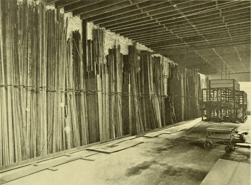 An illustration from Architectural bronze and iron. --, 1913, leaf 13