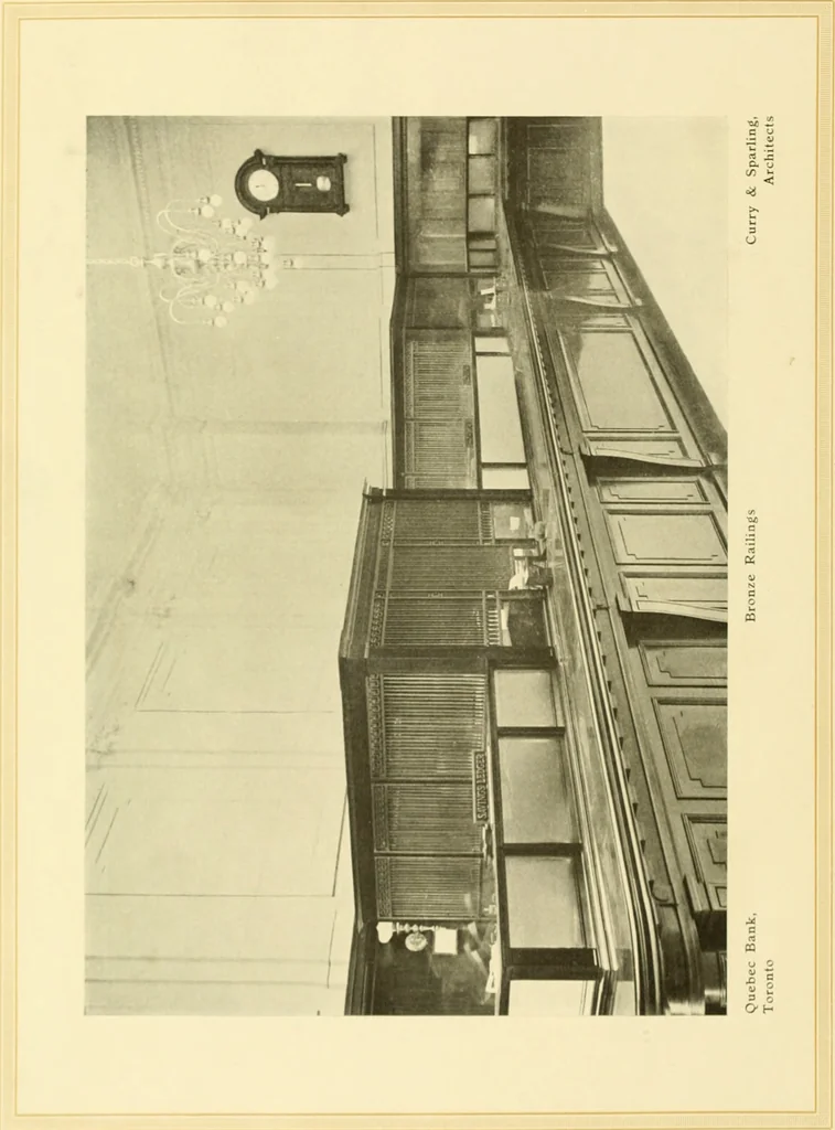 An illustration from Architectural bronze and iron. --, 1913, leaf 19