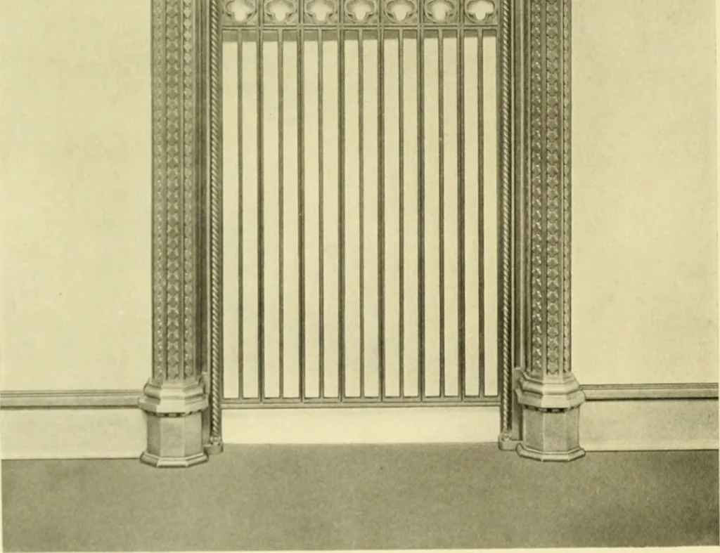 An illustration from Architectural bronze and iron. --, 1913, leaf 23