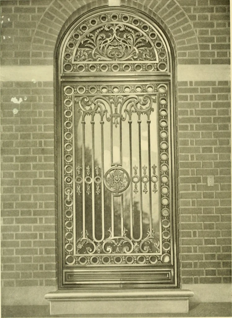 An illustration from Architectural bronze and iron. --, 1913, leaf 41
