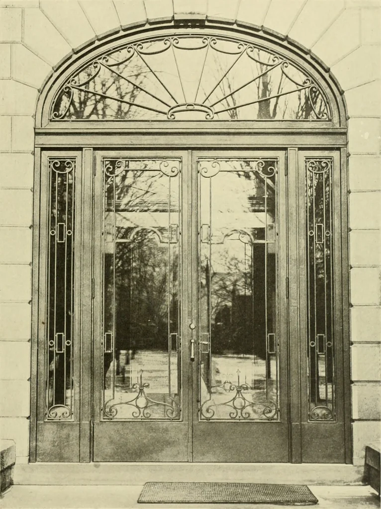 An illustration from Architectural bronze and iron. --, 1913, leaf 44