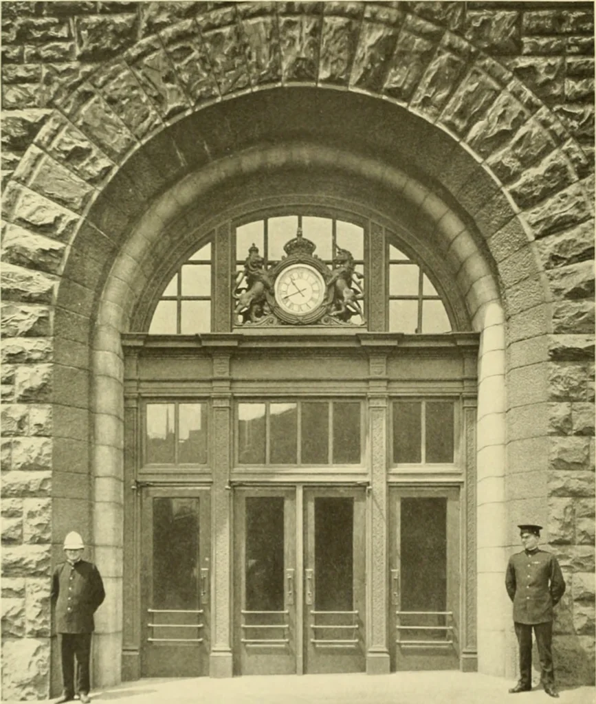 An illustration from Architectural bronze and iron. --, 1913, leaf 47