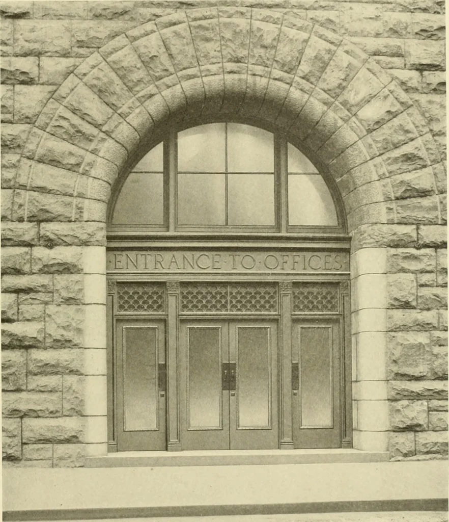 An illustration from Architectural bronze and iron. --, 1913, leaf 48