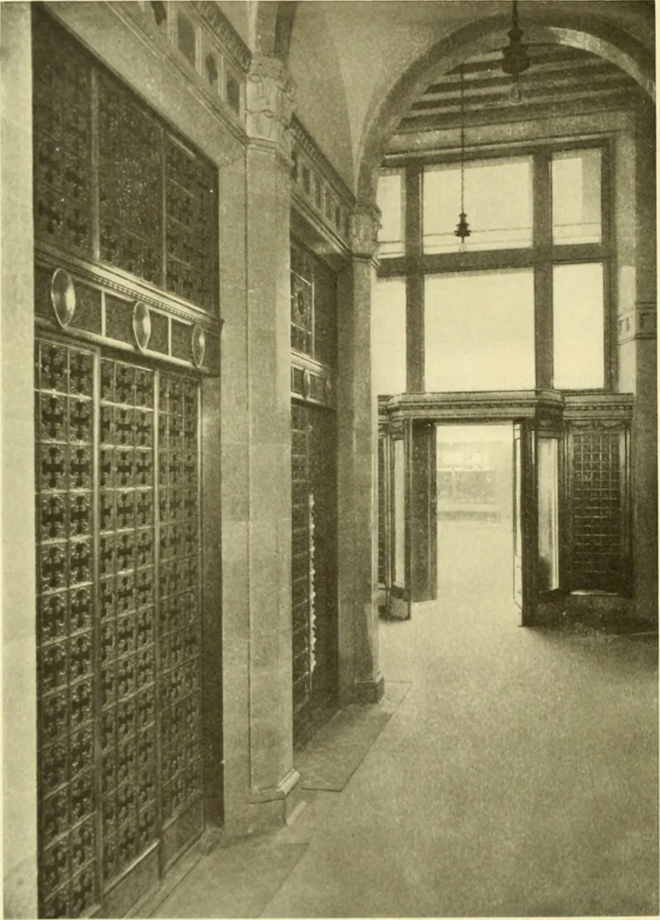 An illustration from Architectural bronze and iron. --, 1913, leaf 53