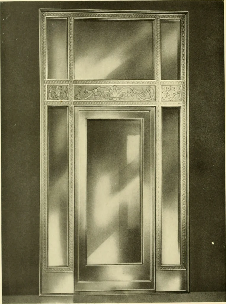 An illustration from Architectural bronze and iron. --, 1913, leaf 55