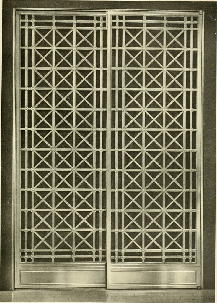 An illustration from Architectural bronze and iron. --, 1913, leaf 56