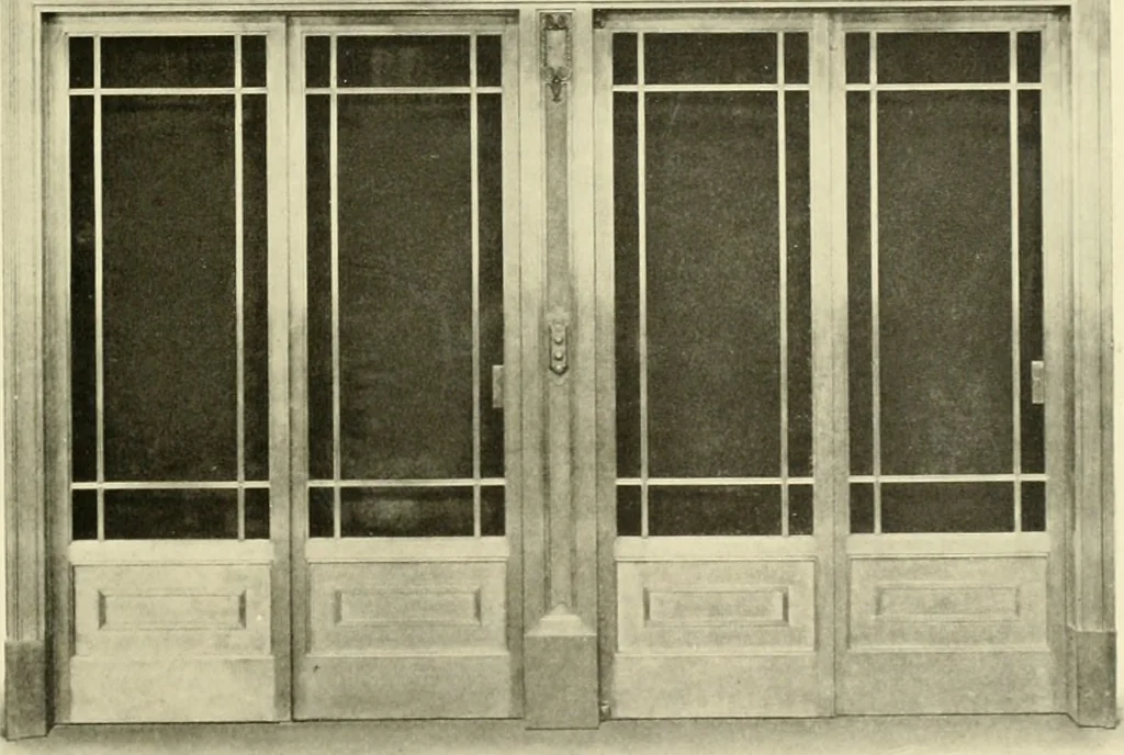 An illustration from Architectural bronze and iron. --, 1913, leaf 58