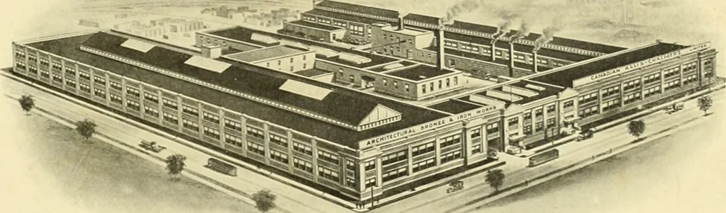 An illustration from Architectural bronze and iron. --, 1913, leaf 6