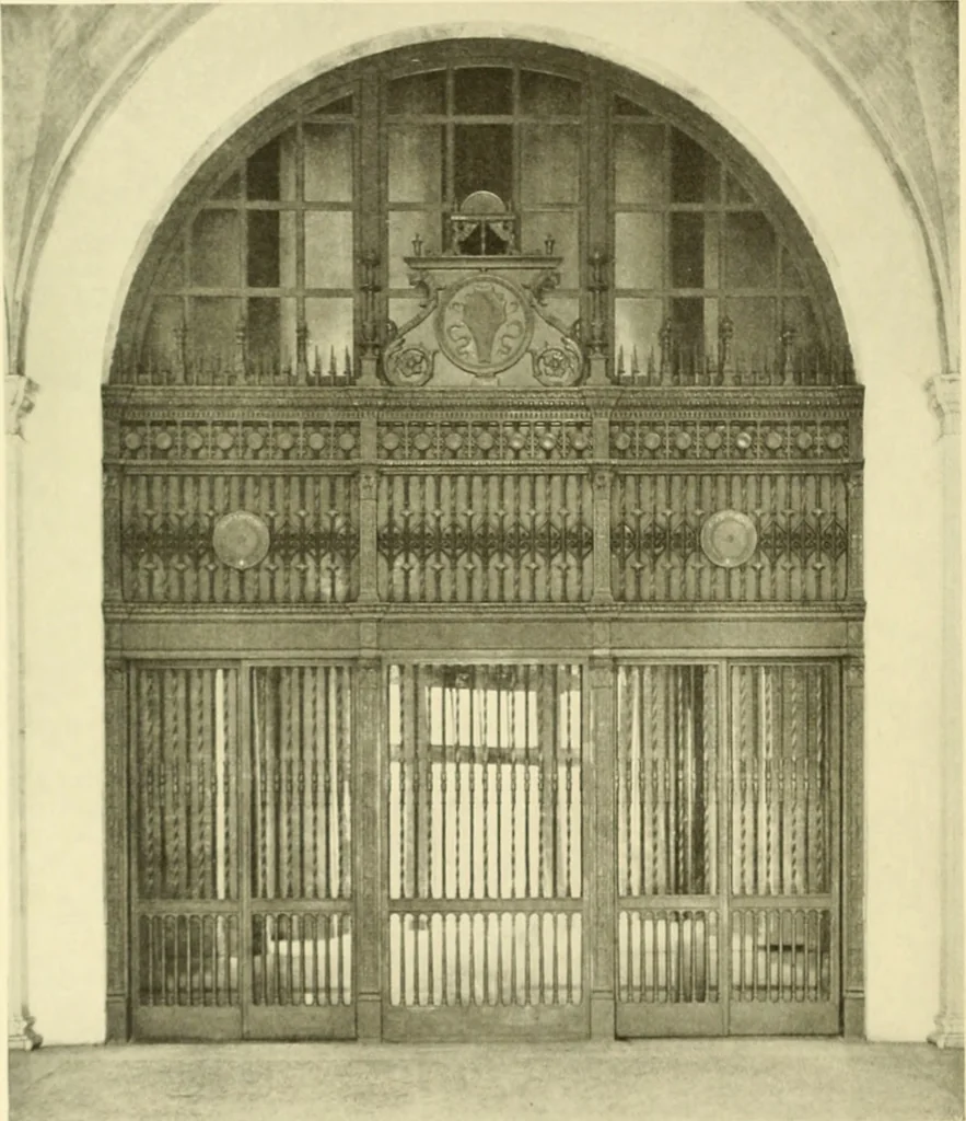 An illustration from Architectural bronze and iron. --, 1913, leaf 61