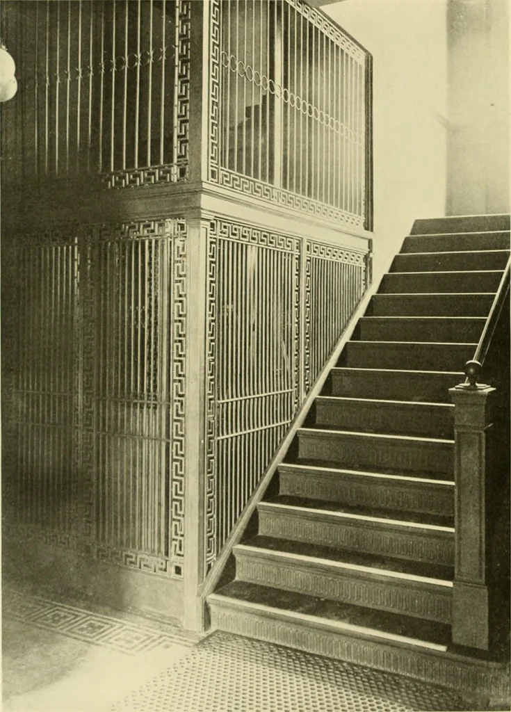 An illustration from Architectural bronze and iron. --, 1913, leaf 63
