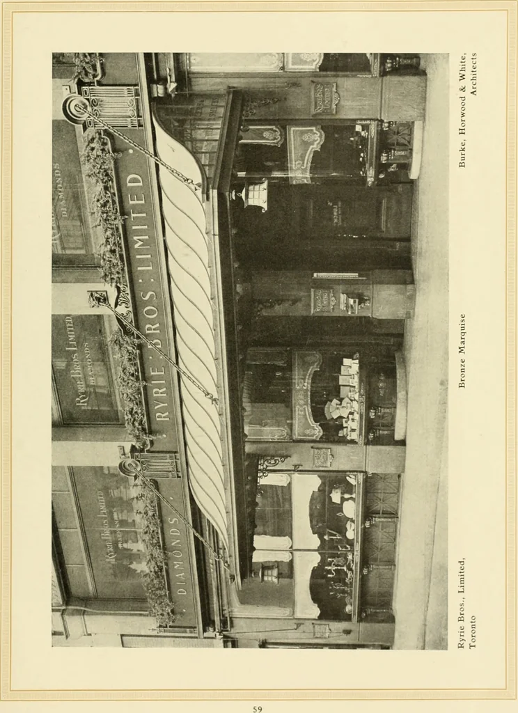 An illustration from Architectural bronze and iron. --, 1913, leaf 64