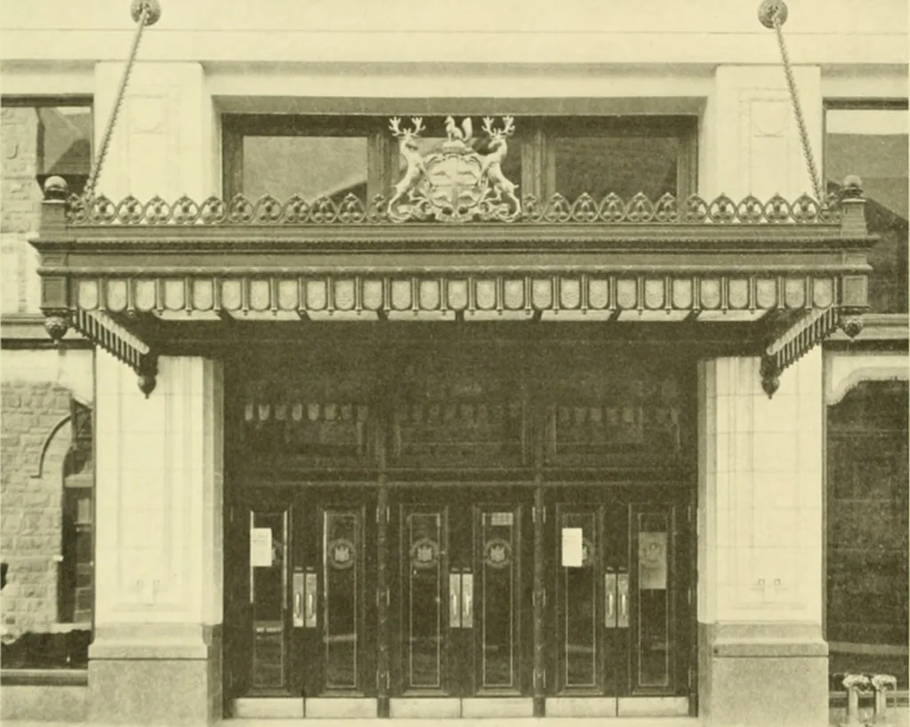 An illustration from Architectural bronze and iron. --, 1913, leaf 69