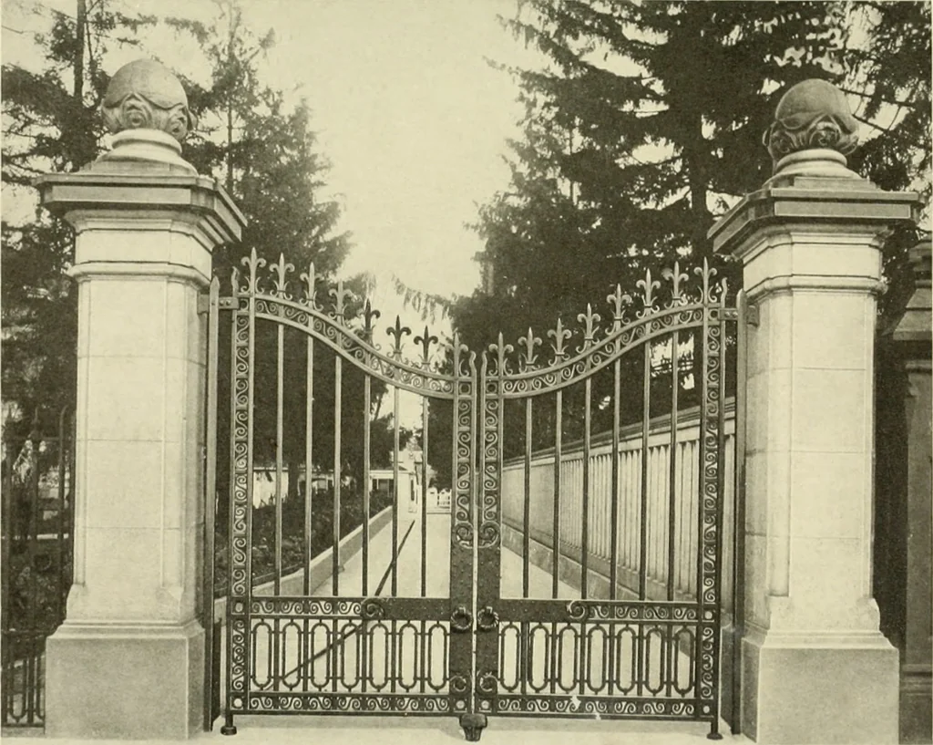 An illustration from Architectural bronze and iron. --, 1913, leaf 78