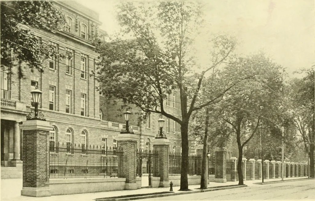 An illustration from Architectural bronze and iron. --, 1913, leaf 81