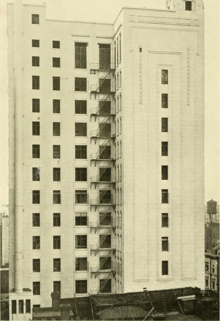 An illustration from Architectural bronze and iron. --, 1913, leaf 83