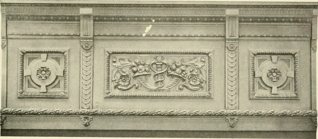 An illustration from Architectural bronze and iron. --, 1913, leaf 88