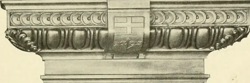 An illustration from Architectural bronze and iron. --, 1913, leaf 90